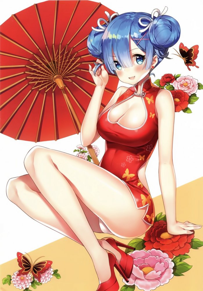 【二次】チャイナ服・チャイナドレスを着た女の子の画像　その３